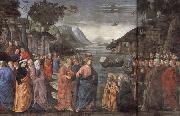 Domenicho Ghirlandaio Berufung der ersten junger oil painting